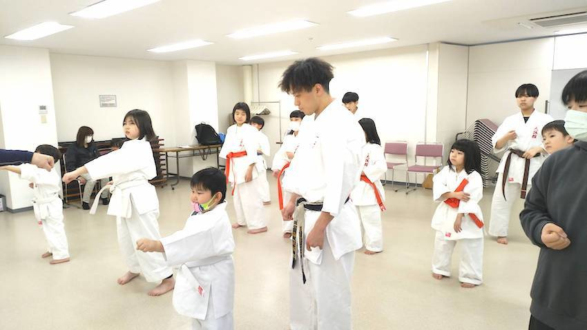滝川空手の大誠舘子供達がいっぱい！